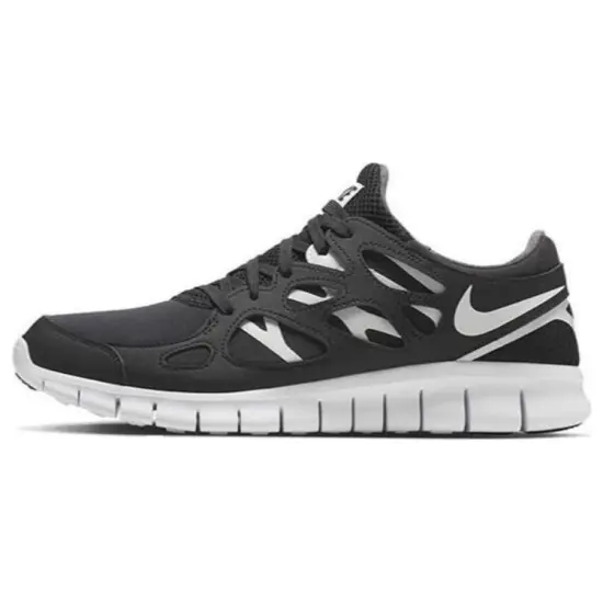Nike Free Run 2.0 Running Shoes Men Low-top Black/White