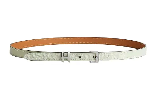 HERMES POP H Cow Leather Belts Women's Width 1.5cm