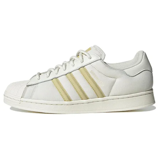 Adidas Originals Superstar Skateboard Shoes Unisex Low-top White/Yellow