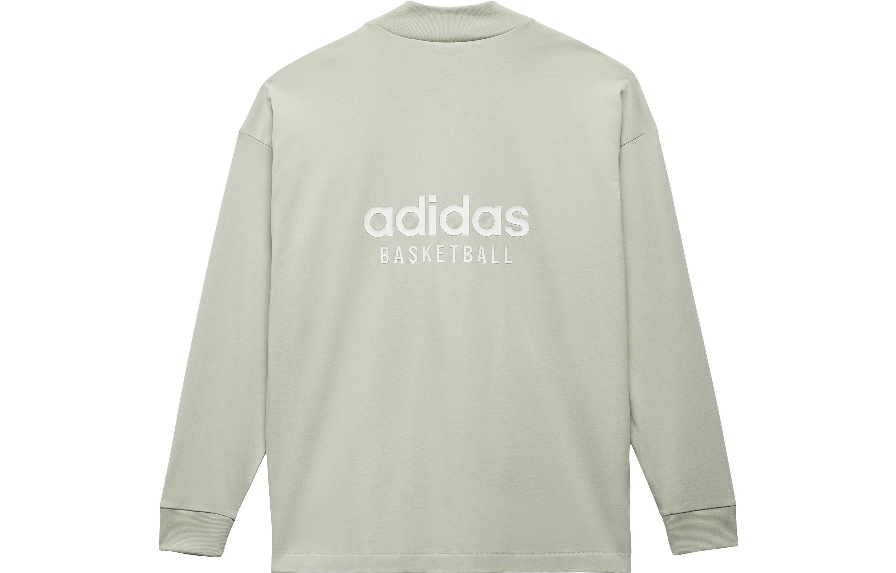 adidas originals Adidas Basketball Chapter 1 Tee Ls Halo Green LogoT