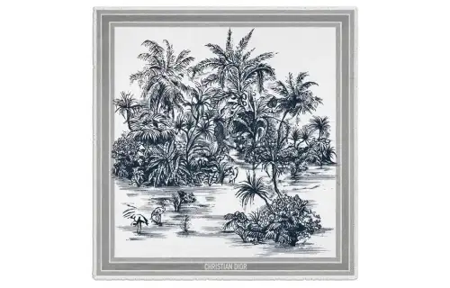 DIOR Cotton Polyester Scarves Women's