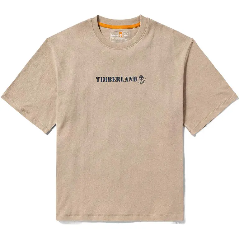 Timberland T Shirt Unisex Light Mud