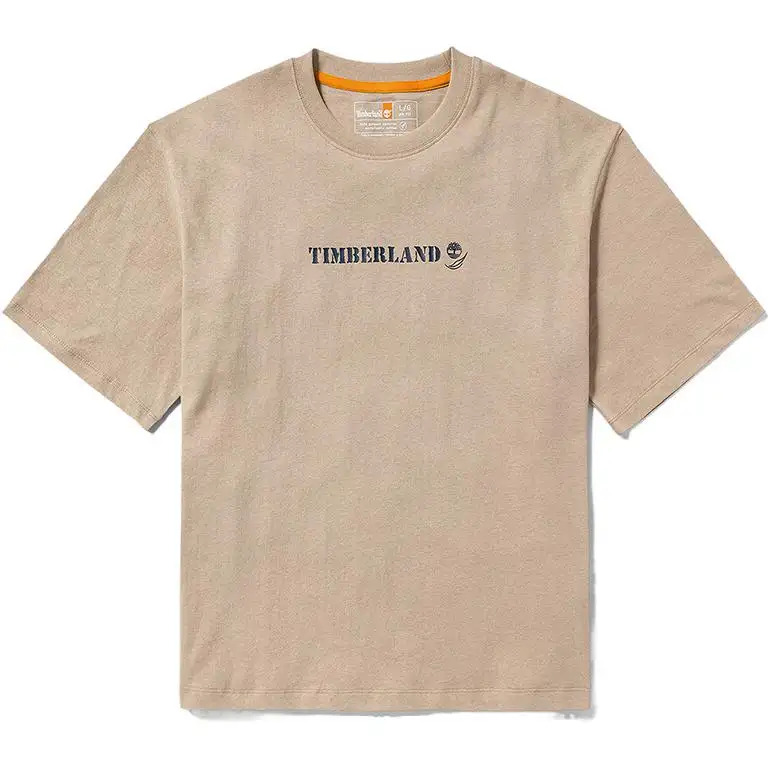 Timberland T Shirt Unisex Light Mud