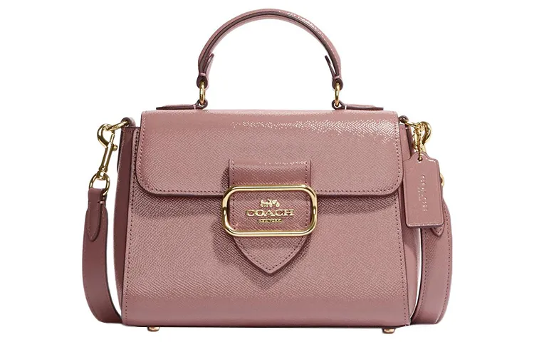 COACH Morgan Leather Handbags Small Women's Rose Pink