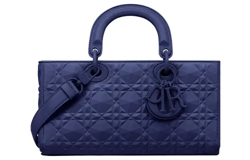 DIOR Lady D JOY Cow Leather Handbag Shoulder Bag, Crossbody Bag, Handbag Medium Women's Royal Blue
