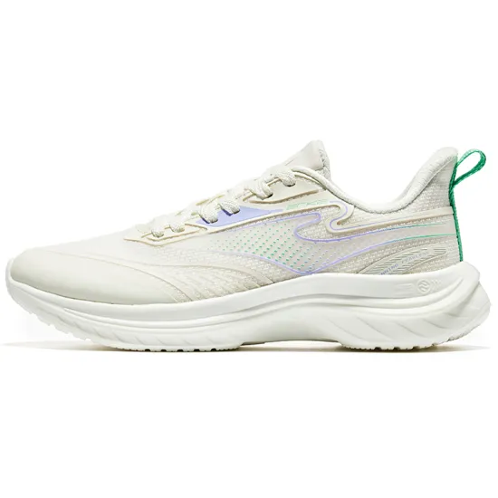Erke Running Shoes Women's Low-Top White Purple