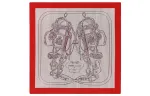 HERMES FINESSE Silk Scarf Women's Red