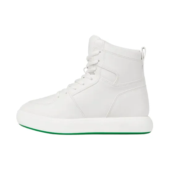 Bottega Veneta Pillow Skateboard Shoes Men High-Top White