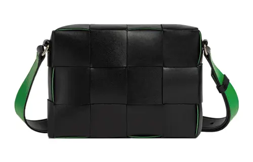 Bottega Veneta CASSETTE Cow Leather Camera Bag, Crossbody Bag, Shoulder Bag Men's