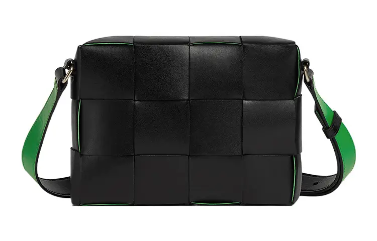 Bottega Veneta CASSETTE Cow Leather Camera Bag, Crossbody Bag, Shoulder Bag Men's