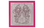 HERMES FINESSE Silk Scarf Women's Rose Red