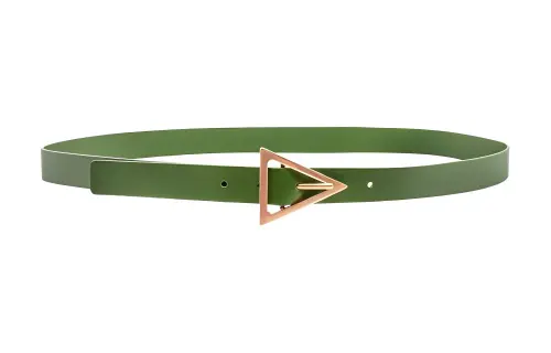 Bottega Veneta Leather Belts Women's Green Width 2.5cm
