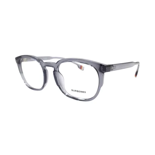 Burberry Oval Prescription Glasses 2370U Men's Transparent Gray
