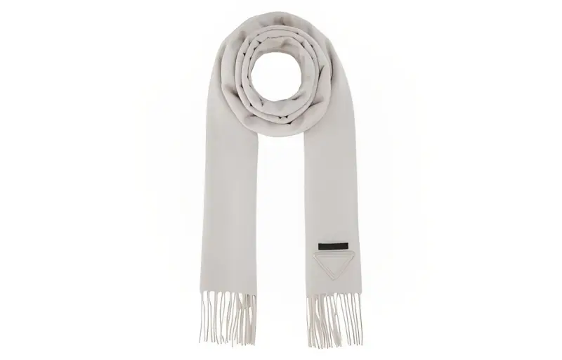 PRADA Knit Scarves Women's Gray