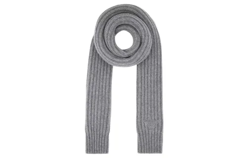 PRADA Knit Scarves Women's Gray