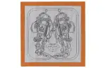 HERMES FINESSE Silk Scarf Women's Orange