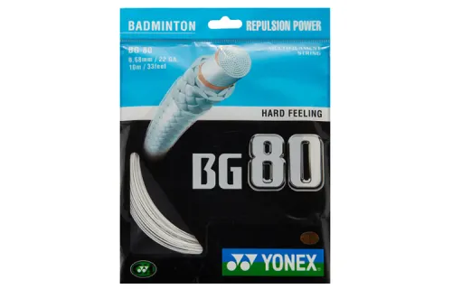 YONEX Yonex Japan imported highly elastic and durable BG80CH badminton racket string, universal, 2-pack