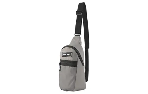 PUMA Polyester Shoulder Bag, Crossbody Bag Regular Unisex Gray