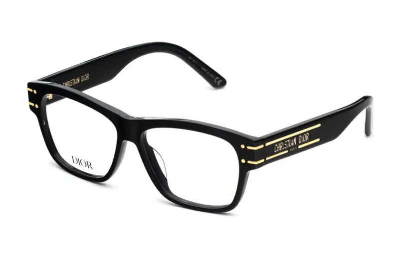DIOR Plate Frame Square Eyeglass Frames Unisex