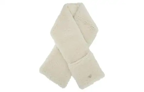 Prada teddy logo-plaque scarf