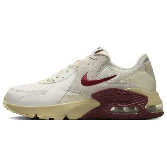 Nike Air Max Excee Lifestyle Shoes Women's Low-top Grey Brown White Red