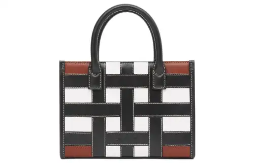 Burberry Cow Leather Tote Bag, Shopping Bag, Shoulder Bag, Crossbody Bag, Handbag Mini Men's Tan