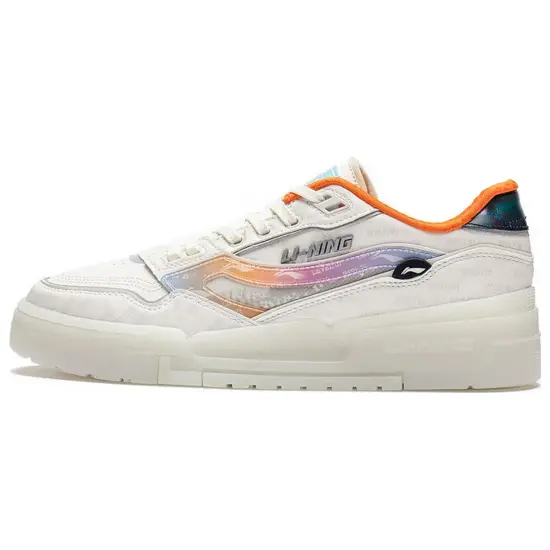 LINING 001 BTC Skateboard Shoes Men Low-Top White