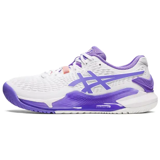 Asics Women's Gel Resolution 9 Wide 'White Amethyst'