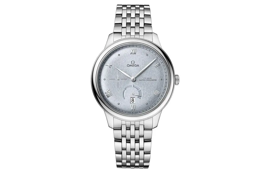 OMEGA Disc Fly Collection Elegant Automatic Mechanical Movement Men's Watches Watch 41mm Silver Dial