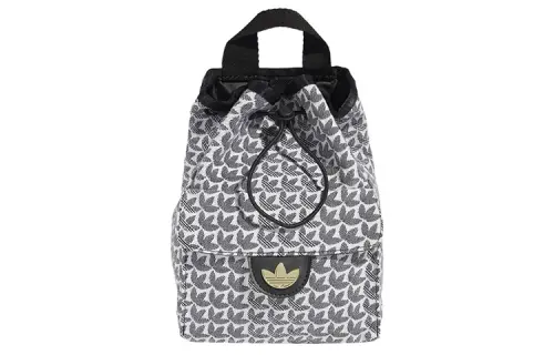 Adidas Originals Cotton With Fabric Backpack Mini Women's Black/White