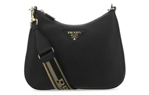 PRADA Leather Handbag, Shoulder Bag Women's Black