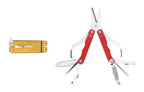 Supreme Keychain Unisex Red Gold