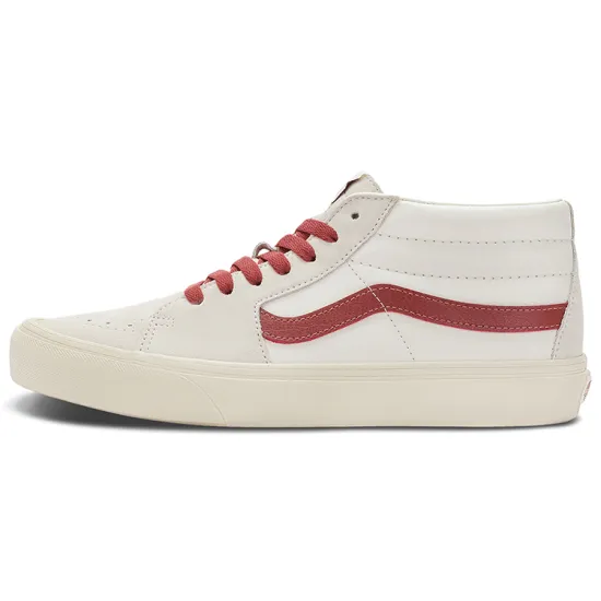 Vans SK8 Skateboarding Shoes Unisex Mid-top Red/White