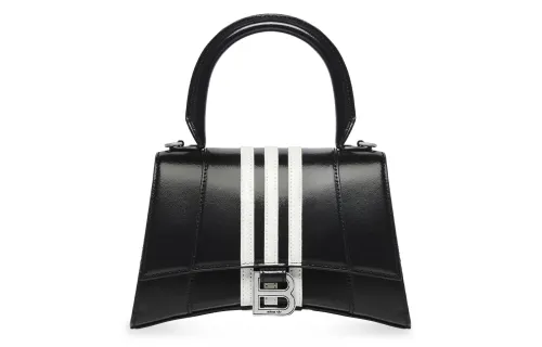 Balenciaga X Adidas Hourglass Small Handbag Black