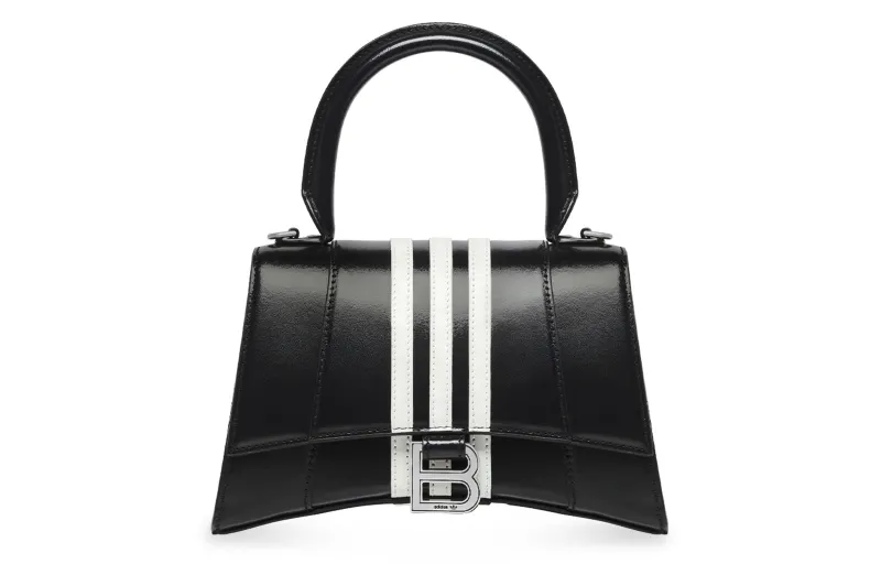 Balenciaga X Adidas Hourglass Small Handbag Black