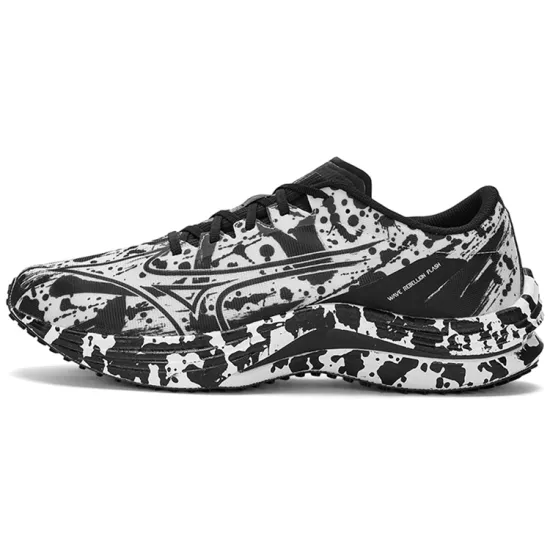 Wave Rebellion Mizuno Flash 'White Black Splatter'