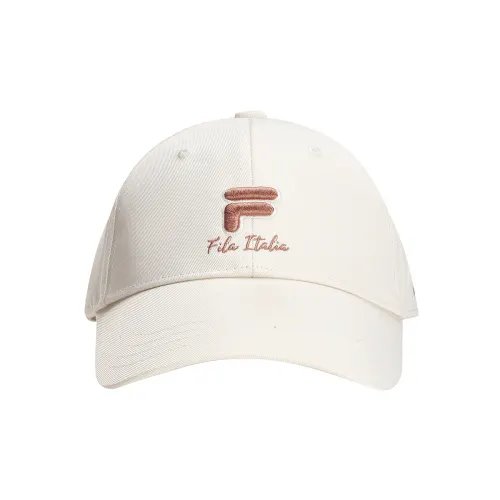 FILA FUSION Cotton Baseball Caps Unisex Ivory
