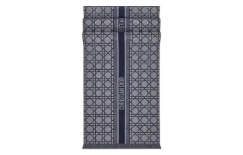 DIOR Knit Scarves Women's Blue