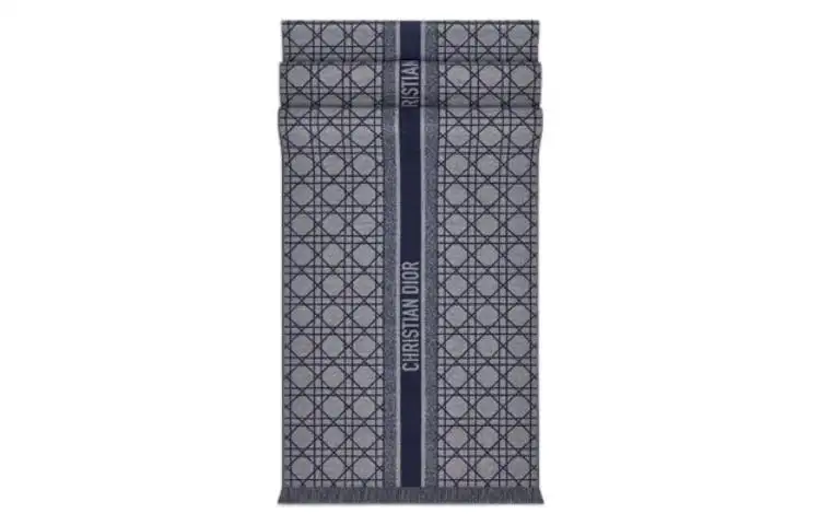 DIOR Knit Scarves Women's Blue