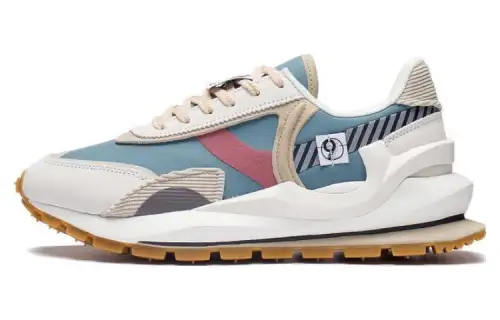 Li Ning Square And Round Eternal Abrasion Resistant Breathable Abrasion Resistant Breathable Low top Casual Shoes Men's