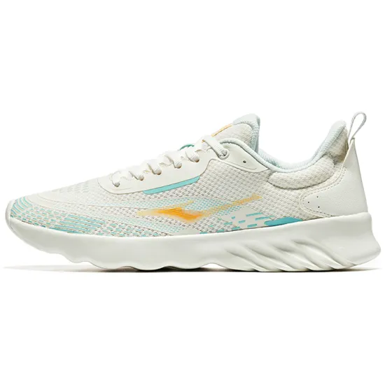 Erke High Speed Low-Top Running Shoes Men's White Light Blue
