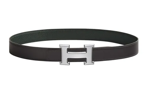 HERMES Cow Leather Belts Women's Width 3.2cm