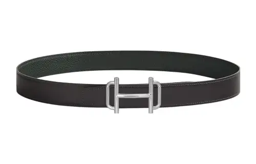 HERMES Royal Cow Leather Belts Women's Width 3.2cm