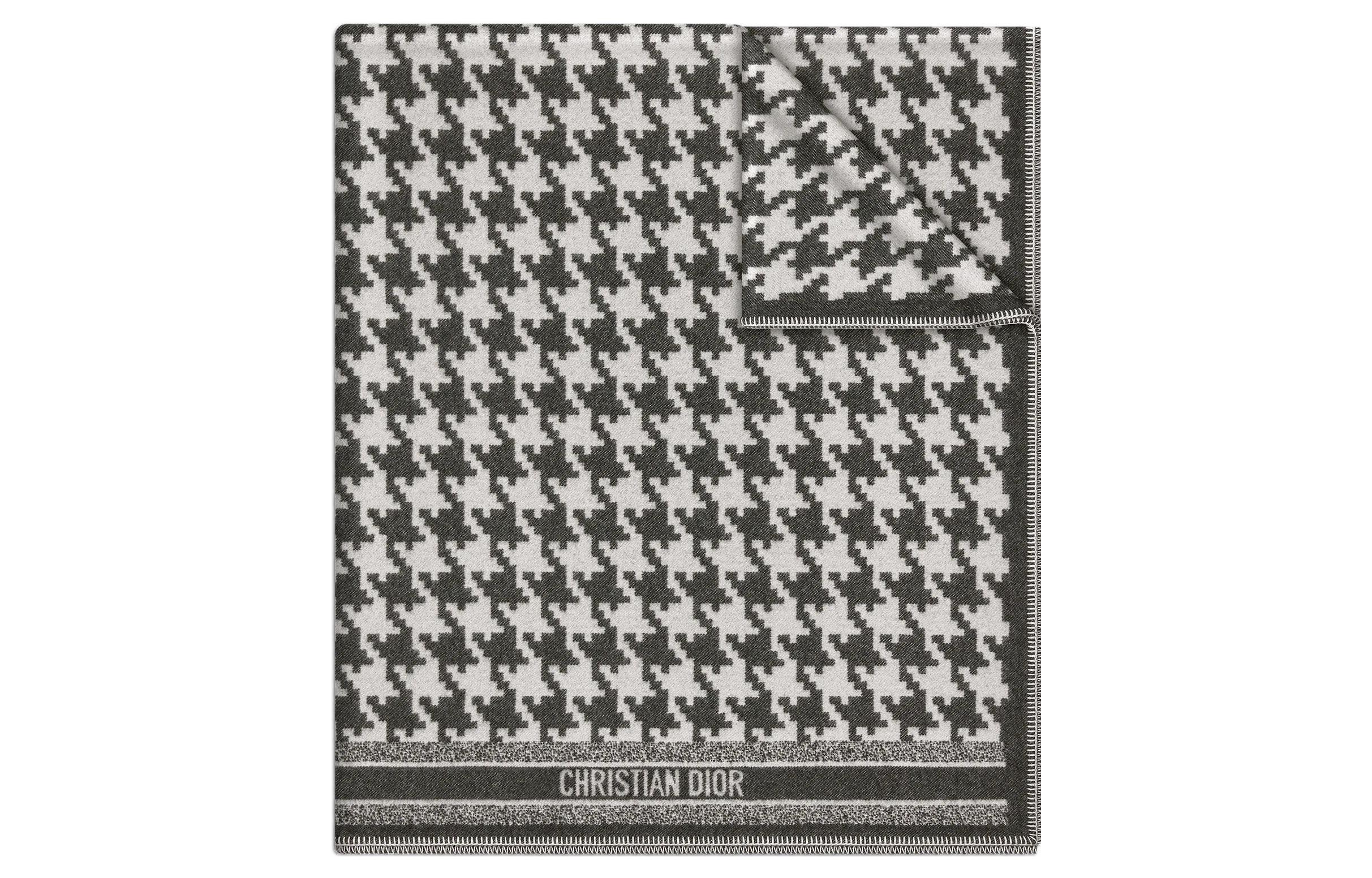 DIOR Knit Scarves Women's Black/White
