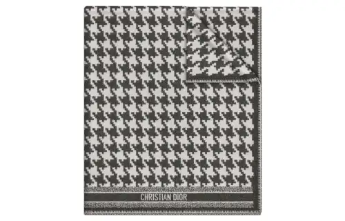 DIOR Knit Scarves Women's Black/White