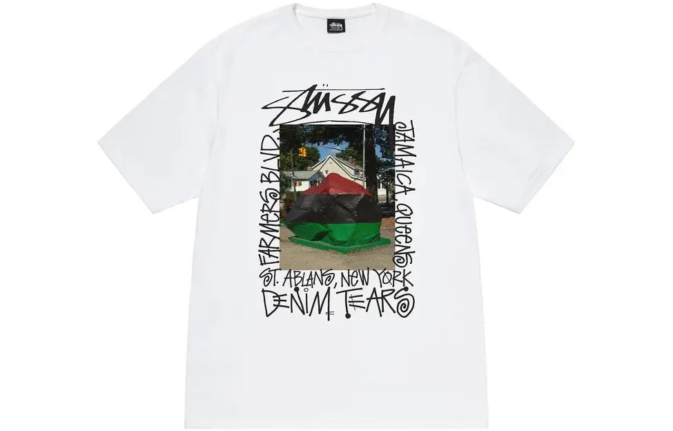 Stussy x Denim Tears T Shirt Unisex