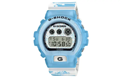CASIO Men G-SQUAD Series 50mm Blue Watch DW-6900RH-2JR