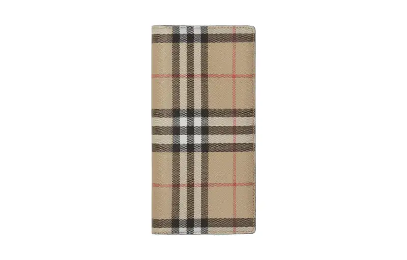 Burberry Tartan Long Wallet Beige
