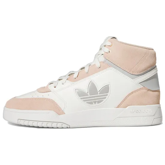 Adidas Originals Drop Step Skateboard Shoes Unisex High-top White/flesh Orange/gray