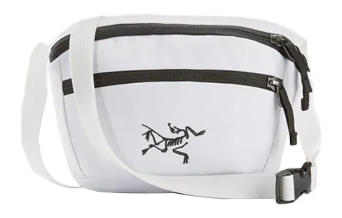 Arc'teryx Mantis 1L Shoulder Bag, Crossbody Bag, Sling Bag, Fanny Pack Polyester Black White Unisex